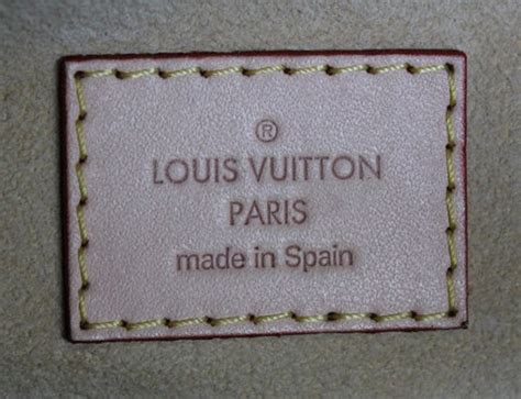 louis vuitton made in spain